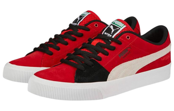 Suede Skate Nitro «Negro Rojo Blanco»