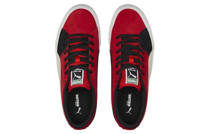 Suede Skate Nitro «Negro Rojo Blanco»