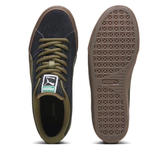 Suede Skate Nitro «Negro Verde Oliva»