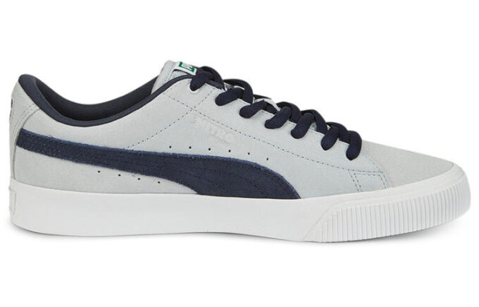 Suede Skate Nitro «Noche parisina gris platino»