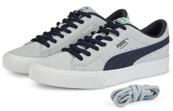 Suede Skate Nitro «Noche parisina gris platino»