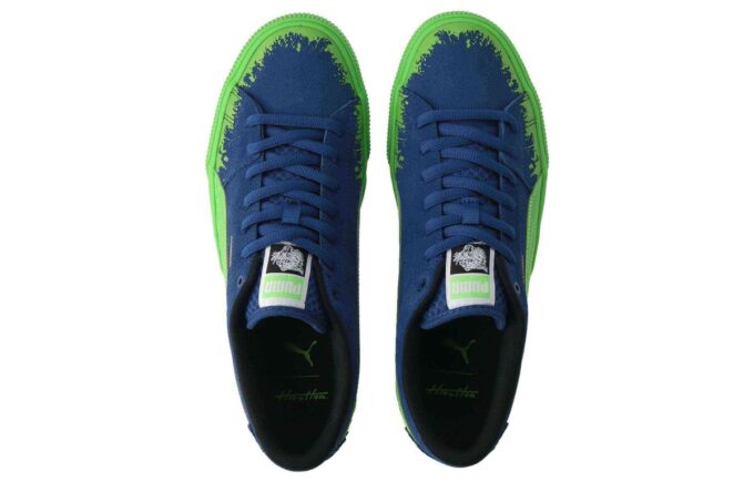 Suede Skate x Hirotton «Azul Verde»