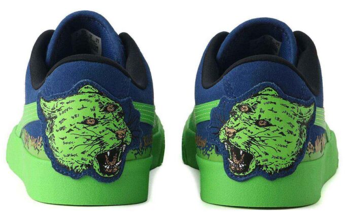 Suede Skate x Hirotton «Azul Verde»
