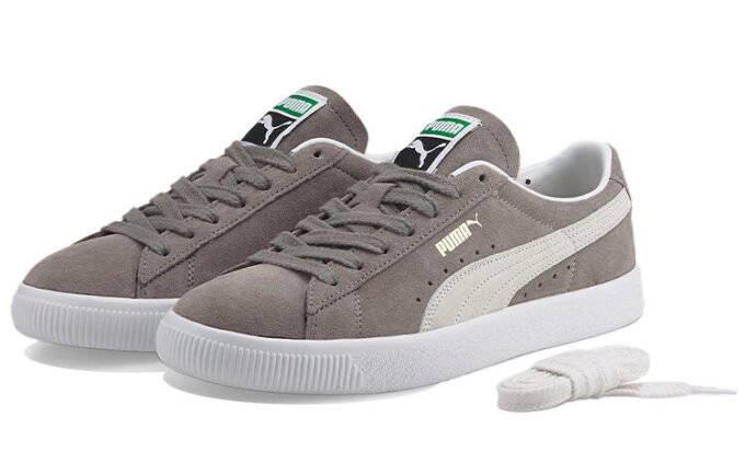 Suede Vintage «Gris Acero»