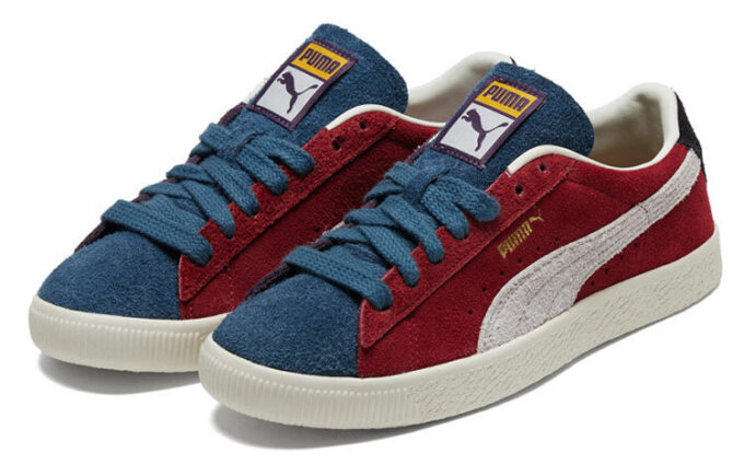 Suede Vintage «WTFormstrip – Rojo intenso, uva dulce»