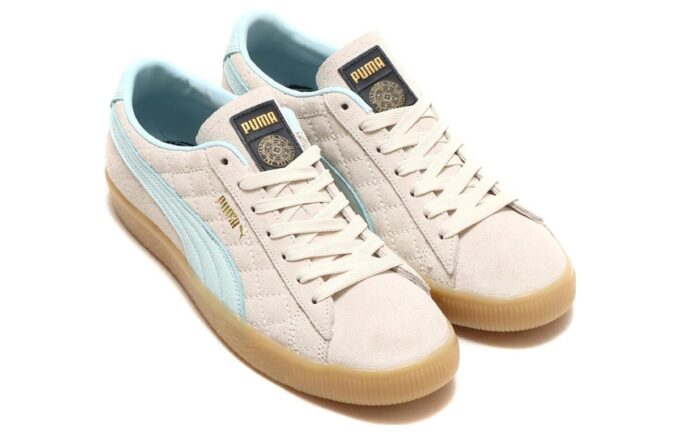 Suede VTG x Diaspora skateboards x Atoms «Azul Crema»