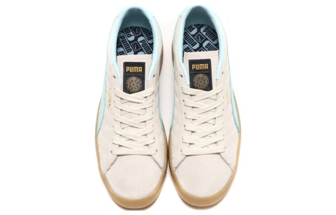 Suede VTG x Diaspora skateboards x Atoms «Azul Crema»