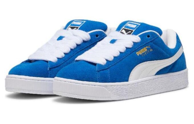 Suede XL «Azul Eléctrico Blanco»