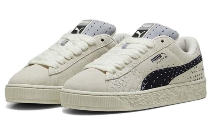 Suede XL «Beige Negro»