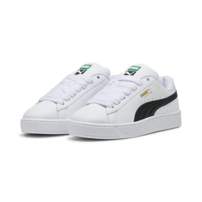 Suede XL «Blanco Negro»