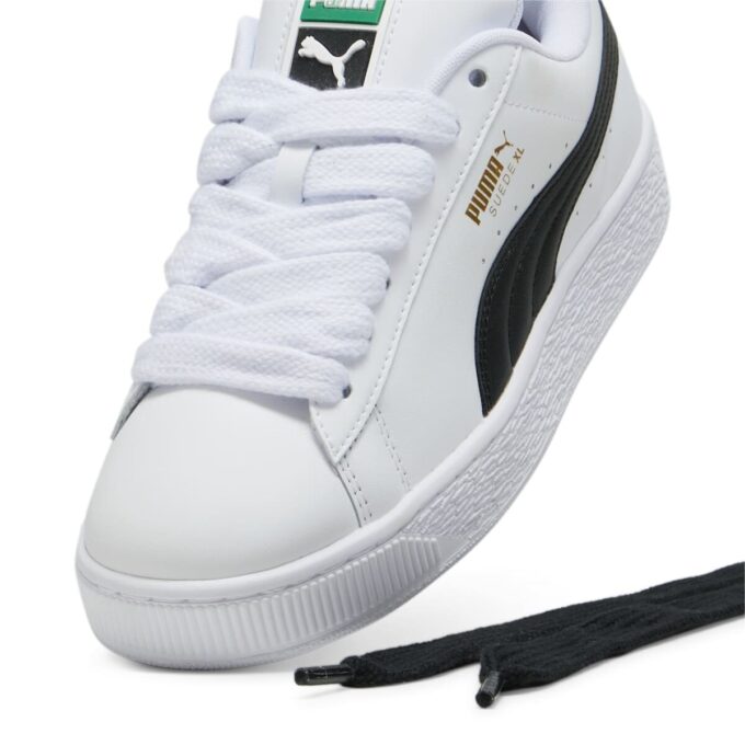 Suede XL «Blanco Negro»