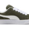 Suede XL «Blanco Oliva Oscuro»