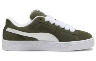 Suede XL «Blanco Oliva Oscuro»