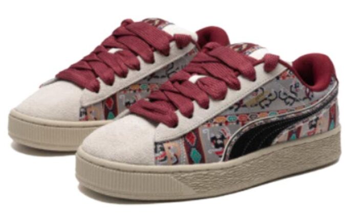 Suede Xl Bz Ethnic «Blanco, negro, rojo, blanco roto»