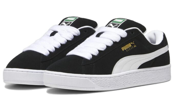 Suede XL «Negro Blanco»