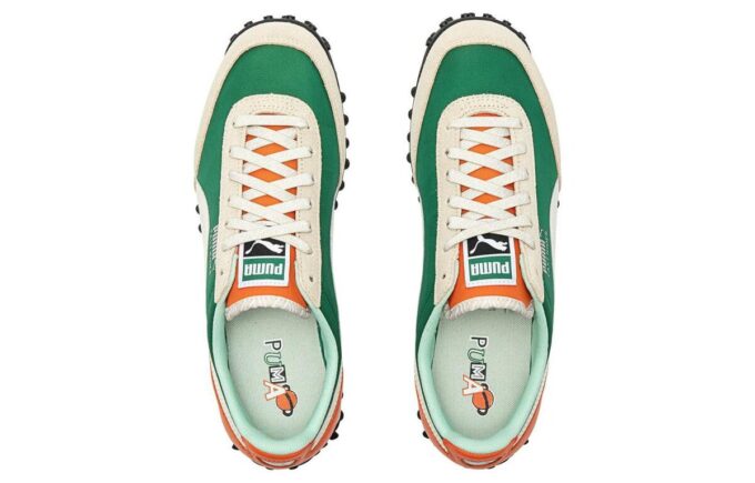 Sueño de jinete rápido «Beige Verde Naranja»