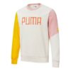 Suéter con logo bordado colorido «Blanco, Amarillo y Rosa»