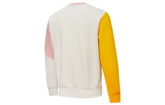 Suéter con logo bordado colorido «Blanco, Amarillo y Rosa»