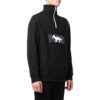 Suéter con media cremallera PUMA x Maison Kitsun «Negro y blanco»