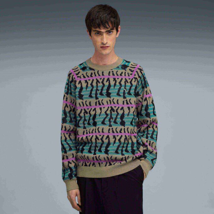 Suéter de punto vintage para hombre Suéter de punto vintage para hombre