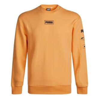 Suéter Rebel Crew de manga larga «Naranja y negro»