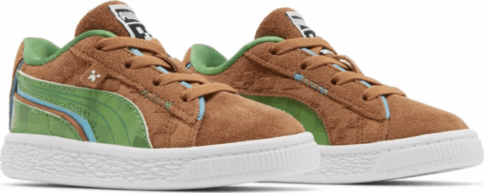 (TD) x Minecraft Suede «Bloque de hierba»
