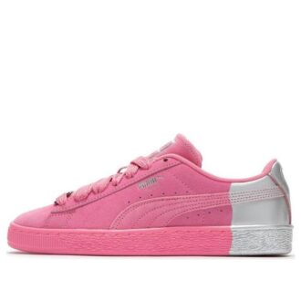 Traje de baile de ante «rosa plateado»