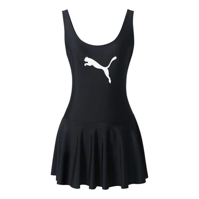 Traje de baño de una pieza con el logotipo (WMNS) «Negro»