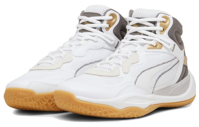Trofeos Playmaker Pro Mid «Blanco, Gris y Dorado»