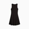 Vestido de canalé para mujer, básico de armario