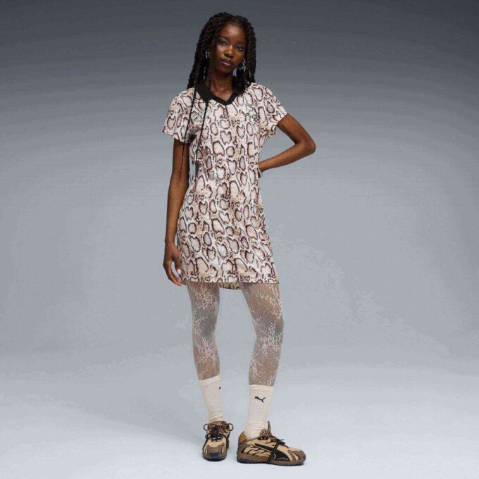 Vestido de fútbol de piel de serpiente para mujer A$AP ROCKY x PUMA Vestido de fútbol de piel de serpiente para mujer A$AP ROCKY x PUMA