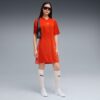 Vestido de jersey con estampado animal Essentials para mujer