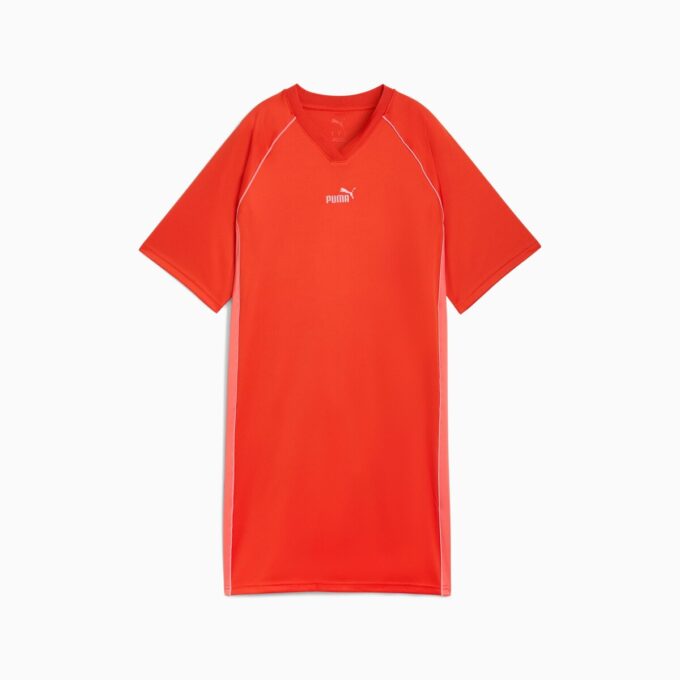 Vestido de jersey con estampado animal Essentials para mujer
