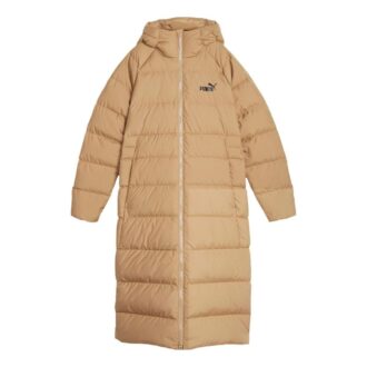 (WMNS) Abrigo largo de plumas con capucha «Beige»