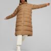 (WMNS) Abrigo largo de plumas con capucha «Beige»