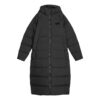 (WMNS) Abrigo largo de plumas con capucha «Negro»