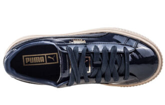 (WMNS) Basket Platform Patent Marshmallow «Negro»