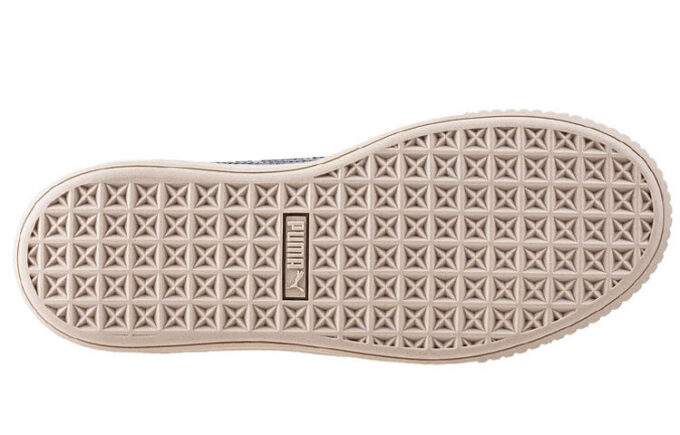 (WMNS) Basket Platform Patent Marshmallow «Negro»