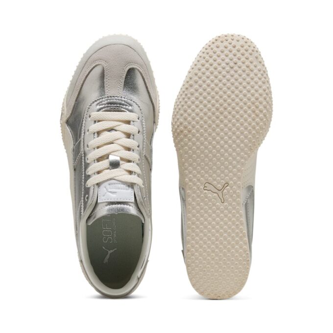 (WMNS) Bella UT Cuero «Blanco Plateado»