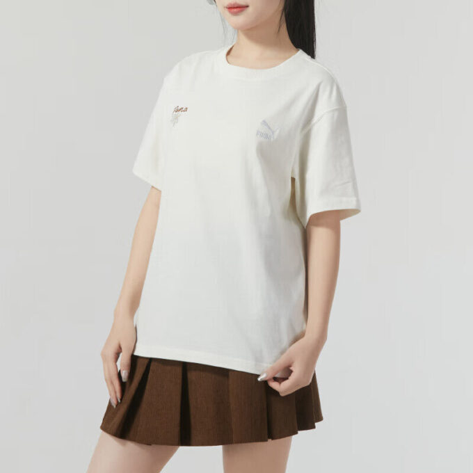 (WMNS) Camiseta clásica de algodón «Beige»