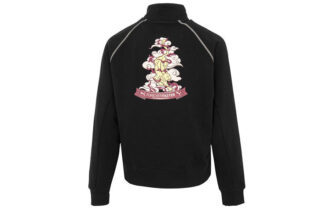 (WMNS) Camiseta de cuello redondo con media cremallera Das CC Graphic «Negro»