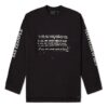 (WMNS) Camiseta de manga larga con cuello redondo Fenty de Rihanna «Negro»