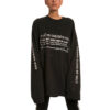 (WMNS) Camiseta de manga larga con cuello redondo Fenty de Rihanna «Negro»