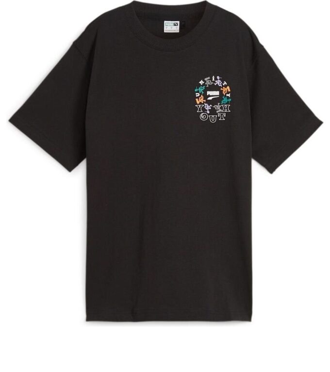 (WMNS) Camiseta gráfica juvenil «Negra»