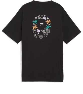 (WMNS) Camiseta gráfica juvenil «Negra»