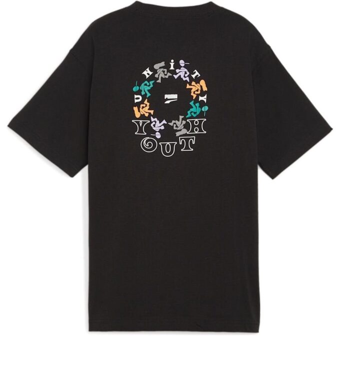 (WMNS) Camiseta gráfica juvenil «Negra»