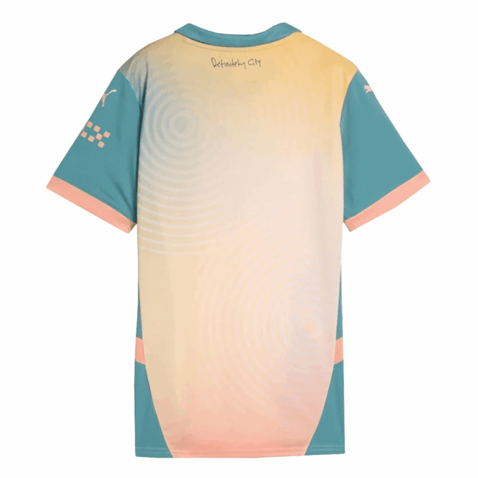 (WMNS) Camiseta réplica de la cuarta equipación del Manchester City 24/25 «Amarillo»