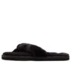 (WMNS) Chanclas Fluff «Equipo Negro Dorado»