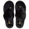(WMNS) Chanclas Fluff «Equipo Negro Dorado»
