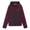 (WMNS) Chaqueta de running tejida con estampado Favourite Velocity «Ciruela medianoche»